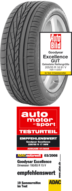 Goodyear EXCELLENCE RHD RR TO - PKW-Reifen - 195/65 R15 91H - Sommerreifen