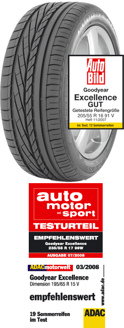 Sommerreifen Goodyear EXCELLENCE FP XL