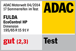 ADAC Sommerreifentest 2014 Fulda EcoControl HP mit gut bewertet.