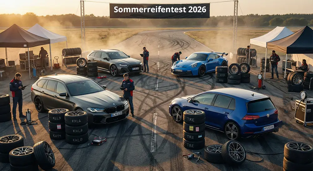 sommerreifentest 2026 testfahrzeuge